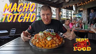 I TRIED THE LOADED MACHO TOTCHO CHALLENGE THAT MAN VS. FOOD FAILED