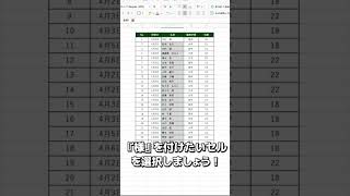 【Excel】一瞬で『様』を付けて、位置まで揃える方法　#excel #エクセル #エクセル初心者 #エクセル時短術 #エクセル仕事 #エクセル便利技 #エクセルスキル