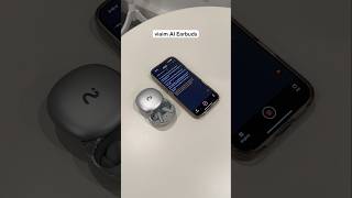 World’s First AI Recording Earbuds #tech #ViaimEarbuds #shorts