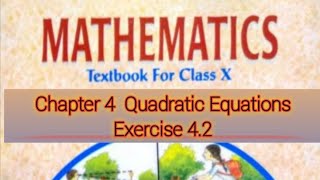Ex4.2 Concepts & Examples Chapter4 Quadratic Equations Class10th NCERT Book Solutions CBSE BOARD