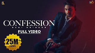 Confession : Sabi Bhinder - The Kidd | Punjabi Song 2021 | Jatt Life Studios