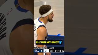 Klays First Mavs Bucket is a 3👌