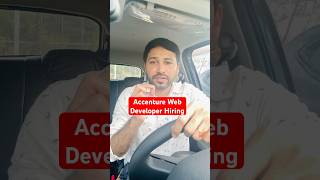 Accenture Web Developer New Associate | Accenture Hiring 2025 Batch | Fresher Jobs 2025 | Off Campus