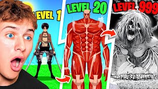 BECKBROS React To ATTACK ON TITAN POWER LEVEL COMPARISON