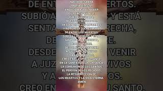 CREDO DE LOS APÓSTOLES - ORACIÓN CATÓLICA #shorts #youtubeshorts #youtube #iglesia #oracion