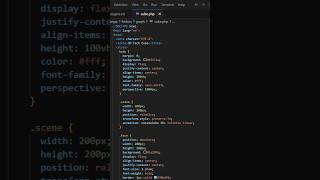 Your Tech Stack as a 3D Spinning Cube — Built with Pure CSS!