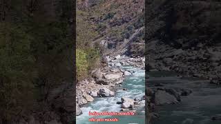 budigandaki river enroute to Larke pass manaslu. #mountain #nepal #larkepass #miracletreks