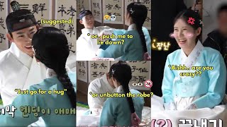 Seohyun just wanted a hug, but Taecyeon threw in cheeky ideas for their “third night” scene 👁️👁️🤣