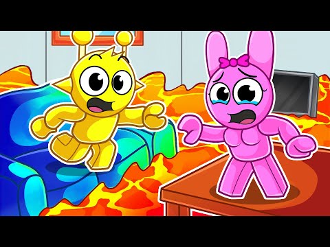 Can Sprunki REALLY Escape Roblox LAVA FLOOR?