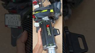 NTORQ 125 Akrapovic Exhaust #ytshots #shorts #shortsfeed