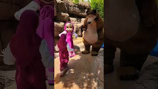 Cute little Masha and Bear🎊🎀🌈🥰🥳