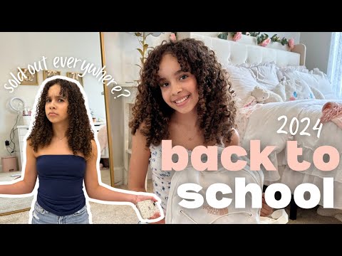 back to school 2024 I school supply shopping | haul | pack my backpack | vlog