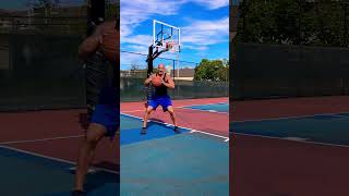 Basketball Strength Inside Drop Step Dunk #basketballstrength