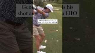 George Bryan calls shot and gets Hole In One. This guy is special 🚀