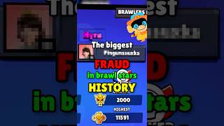 The biggest FRAUD in brawl stars #brawlstars