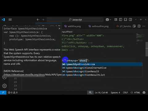 JavaScript Keyboard, Mouse & Change Events with DOM | onkeydown, onmousemove, onchange Explained