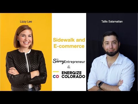 The Savvy Entrepreneur / Energize Colorado Lizzy Lee Sidewalk