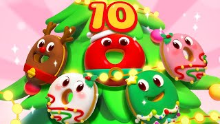 10このドーナツ🎅🎄Ten in the Bed🎅🎄クリスマスバージョン🎅🎄 |  赤ちゃんが喜ぶ歌 | 童謡 | アニメ | 動画 | ベビーバス| BabyBus