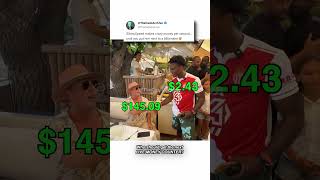 Billionaire and IShowSpeed's LIVE income net worth 🤯 #money