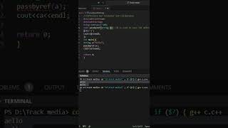 Pass by reference v/s Pass by Value