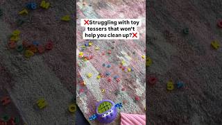 💡Making “clean up” FUN! 😍 #toddlertips #parenthack #learningthroughplay #earlyinterventionslp #slp