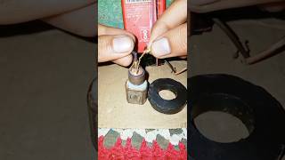how to work DC motor 😱😱⚡️🧲#dcmotor #youtubeshorts #experiements #motor #diy #electricmotor