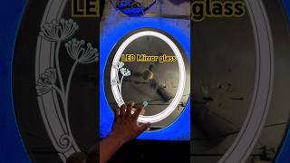 mirror led glass|LED Mirror glass design|#ledmirrors #glassartzainul #lightedmirror #mirrorled #led