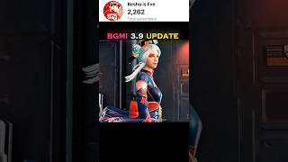BGMI 3.9 UPDATE 🕊️🖤.#bgmi3.9update #3.9update#bgmi #newshort #ytshort #ytstudio