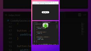 📲 Hover to Animate Social Icons | Pure CSS #webdevelopment #coding #htmlcss #shorts
