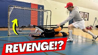 PAVEL BARBER VS. KANE VAN GATE | "Floorball Shootout Round 2"