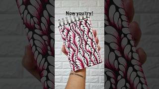 Zentangle inspired art #artforbeginners #zendoodle #doodles #abstractart #floraldoodle #leafart