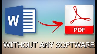 How to convert WORD file (doc) to PDF
