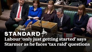 Labour ‘only just getting started’ says Starmer as he faces ‘tax raid’ questions