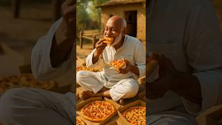 बकरी ने खिलाये दादा को पिज़्ज़ा 🍕 #shortsvideos #aianimalshortvideo #aivideoshorts #cartoon