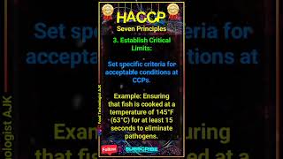 HACCP 7 Principles with Examples #HACCP #ISO22000 #fsms