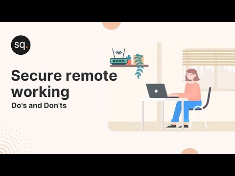Secure remote working | Working from home | Do's and Don'ts |Cyber security awareness training video