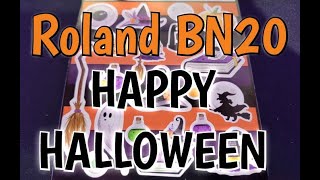 Roland BN20 to Print Cut Halloween sticker handouts for my daughters class & did this quick