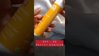 clensta Vitamin c daily glow sunscreen gel SPF 50 PA++++ UVA/UVB #skincare #sunscreen #ugccreator