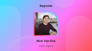 PayFi Summit 2025 HK - Keynote Speaker: Nick Van Eck (Agora )