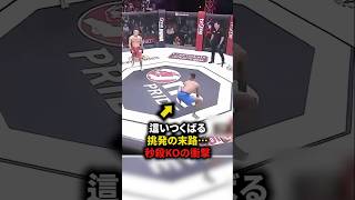【這いつくばる挑発の末路…秒殺KOの衝撃！】#格闘技#mma #総合格闘技 #shorts