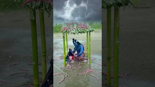 Bhole ji Special creative videography trick 😱👀 #shorts #haridwar #bholenath