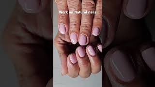 shellac nails #nails #nailart #nailvideos #shellac #naturalnails #pinknails #shiningnails #simple
