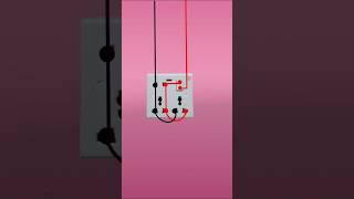 #electrician #shorts video || 1 switch 3 socket board wiring diagram #shorts video || #bselectrical