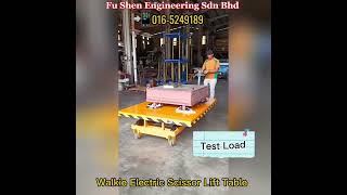 Walkie Electric Scissor Table in FuShen #penang #perak #malaysia  #machine #endyear #fypreels  #ipoh