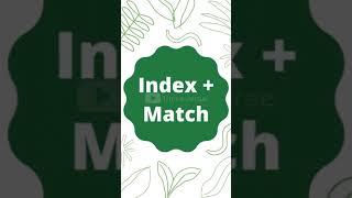 Index + Match - Excel Tricks Series #tricksverse #excel #excel_hacks #exceltutorials