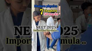 7 chapters = 50 marks in physics NEET2025 #neet #mbbs #neet25 #mbbsstudent #physics