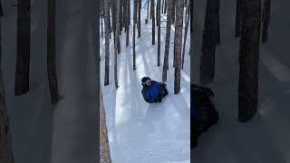 Snowy Tumble: Humorous Winter Fall#winterfun #snowday #failvideo #funnyfall