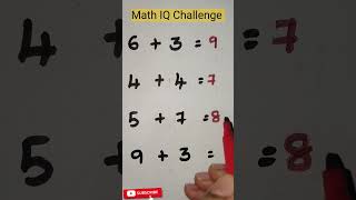 IQ Test #116 #maths #mathshorts #mathiqtest #mathpuzzle #shorts #shortsfeed #trending #ytshorts