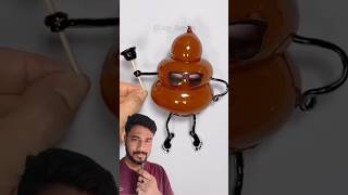 똥 말랑이 만들기💩Poop Squishy DIY with Nano Tape! #실리콘 테이프