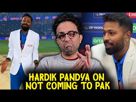 "This is way above my pay grade" Hardik Pandya on India not travelling to Pakistan